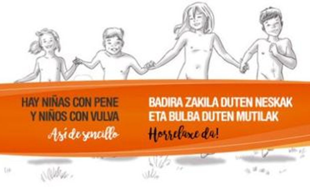 Spagna: manifesti mostrano bambini transessuali nudi